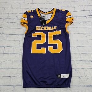 HIckman High School Adidas Football Jersey Mens Large Purple #25 Filthyquick